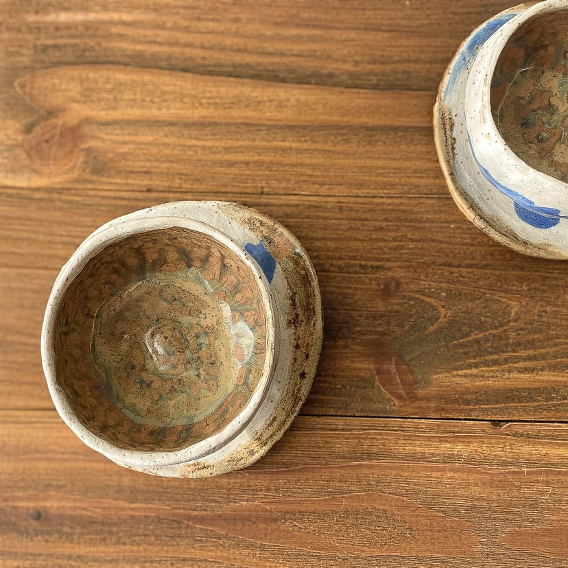 Filiżanka ze spodeczkiem wabi-sabi №2