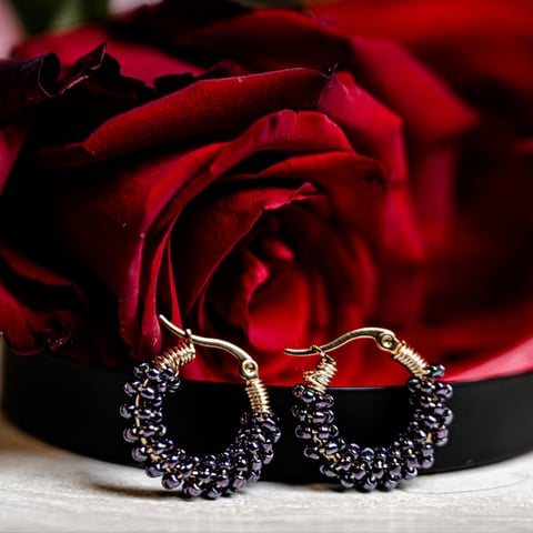 Kolczyki Candy Anthracite | True Love