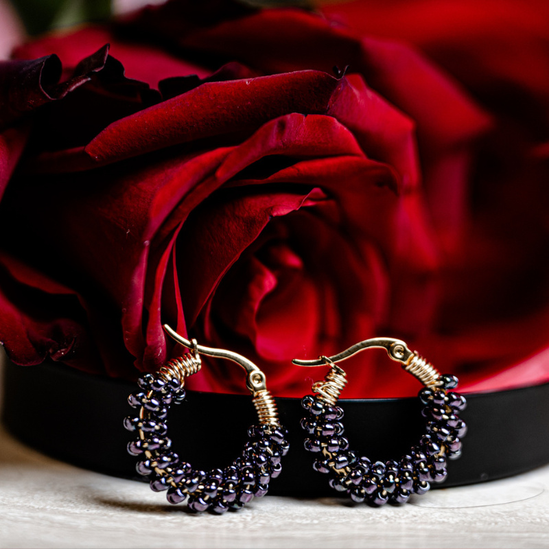 Kolczyki Candy Anthracite | True Love