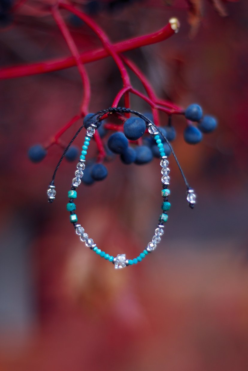 Bransoletka ༓ MORNING DEW – bransoletka z kamieni naturalnych