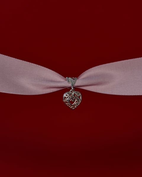 JULIET Choker, zawieszka z wstążką do wyboru