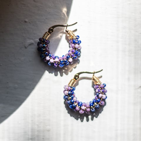 Kolczyki Candy | Midnight Purple