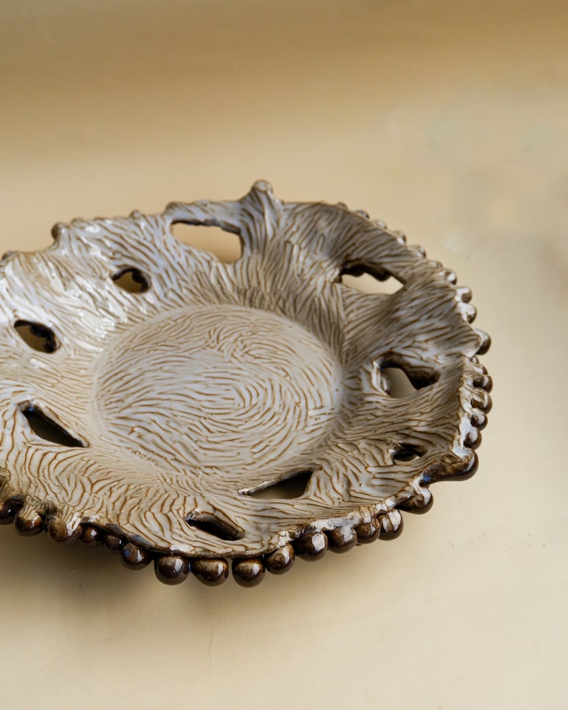 The Petal- Centerpiece 03 - ceramiczna patera z kolekcji the Special Decorated