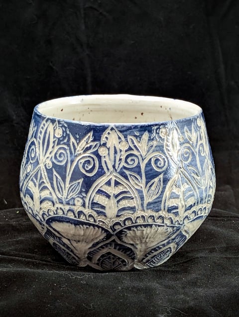 Kubek sgraffito