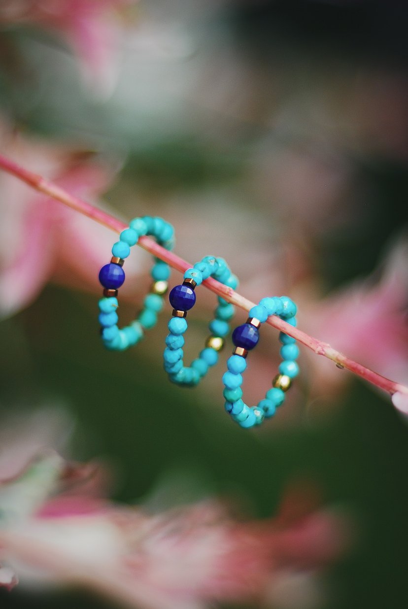Pierścionek ༓ LAPIS LAZULI – pierścionek z kamieni naturalnych
