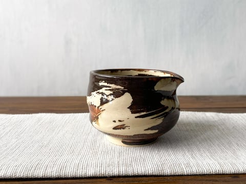 Chawan do matchy karmelowy