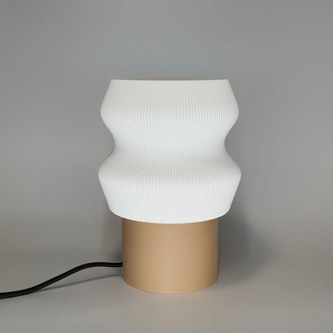 Lampka Ombra Brązowy Czarny