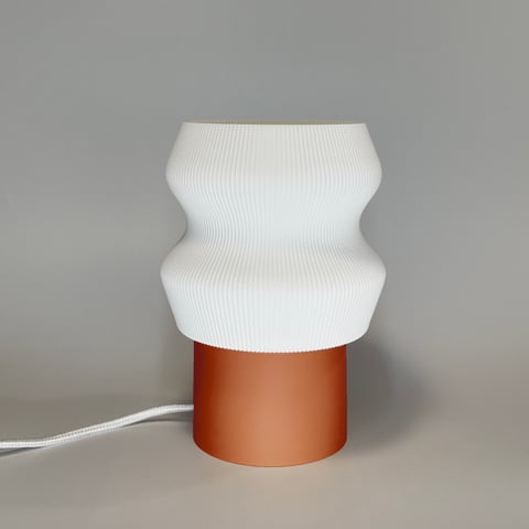 Lampka Ombra Terakota Biały