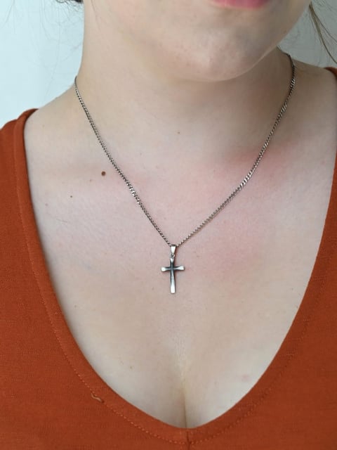 Zawieszka z krzyżem - Cross IV gray