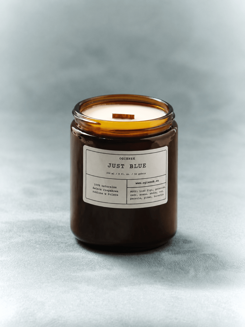 Just Blue – świeca rzepakowa 250 ml