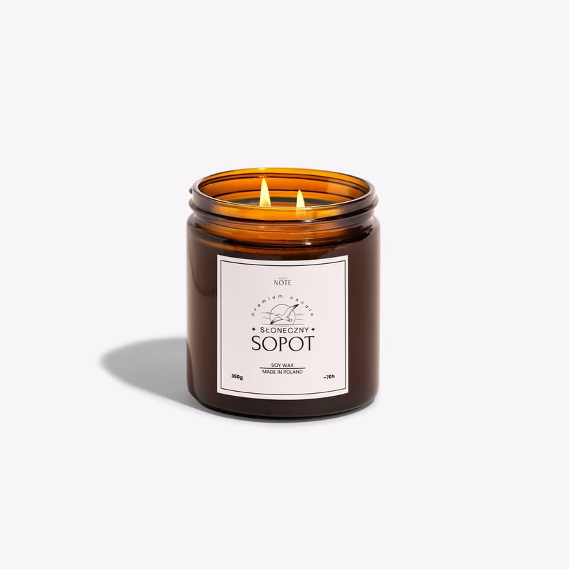 Świeca sojowa - Słoneczny Sopot - 350g