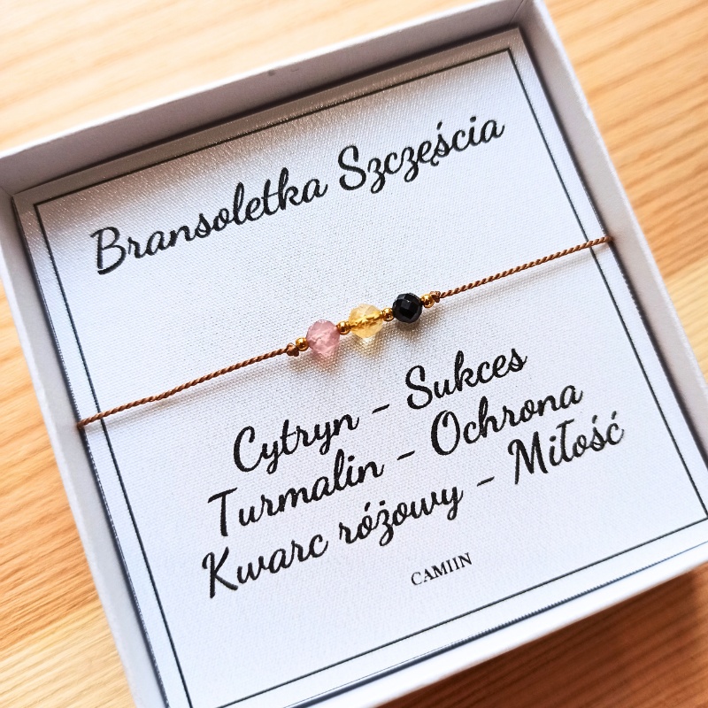 Bransoletka Szczęścia (różne warianty)