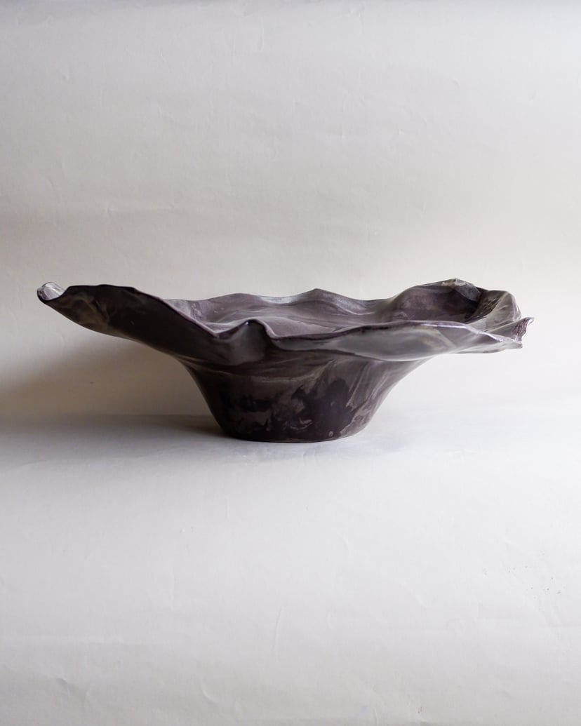 The Floral- Marbled Centerpiece 07 - ceramiczna patera z kolekcji The Floral