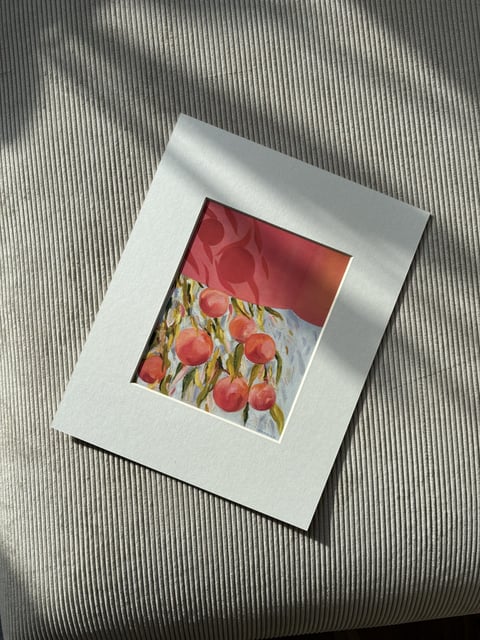 Wydruk 30x24 cm | Serenitas no.05 Brzoskwinie