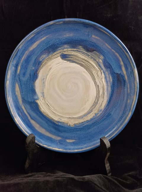 Talerz deserowy – ręcznie robiony talerz ceramiczny