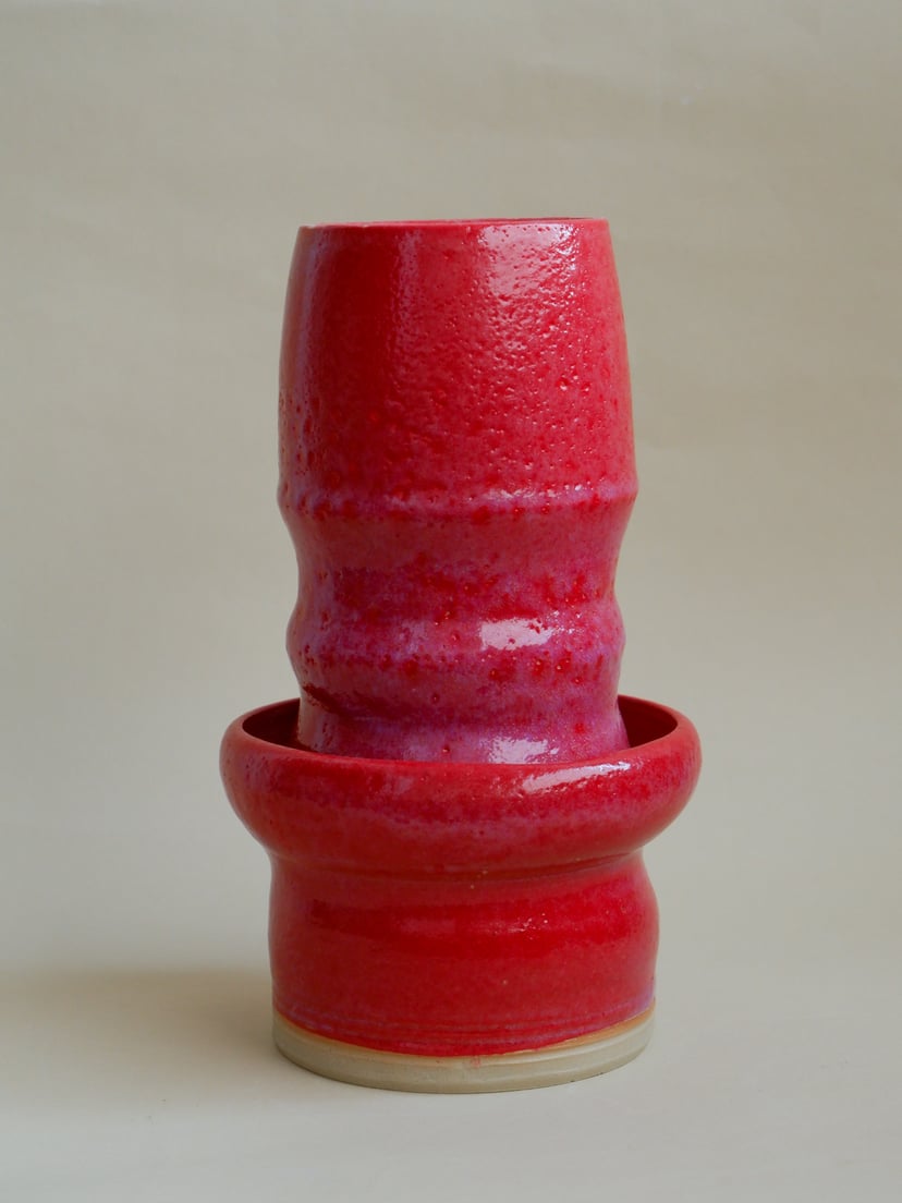 The Combined Forms- Vase 05 - wazon ceramiczny z kolekcji The Combined Forms
