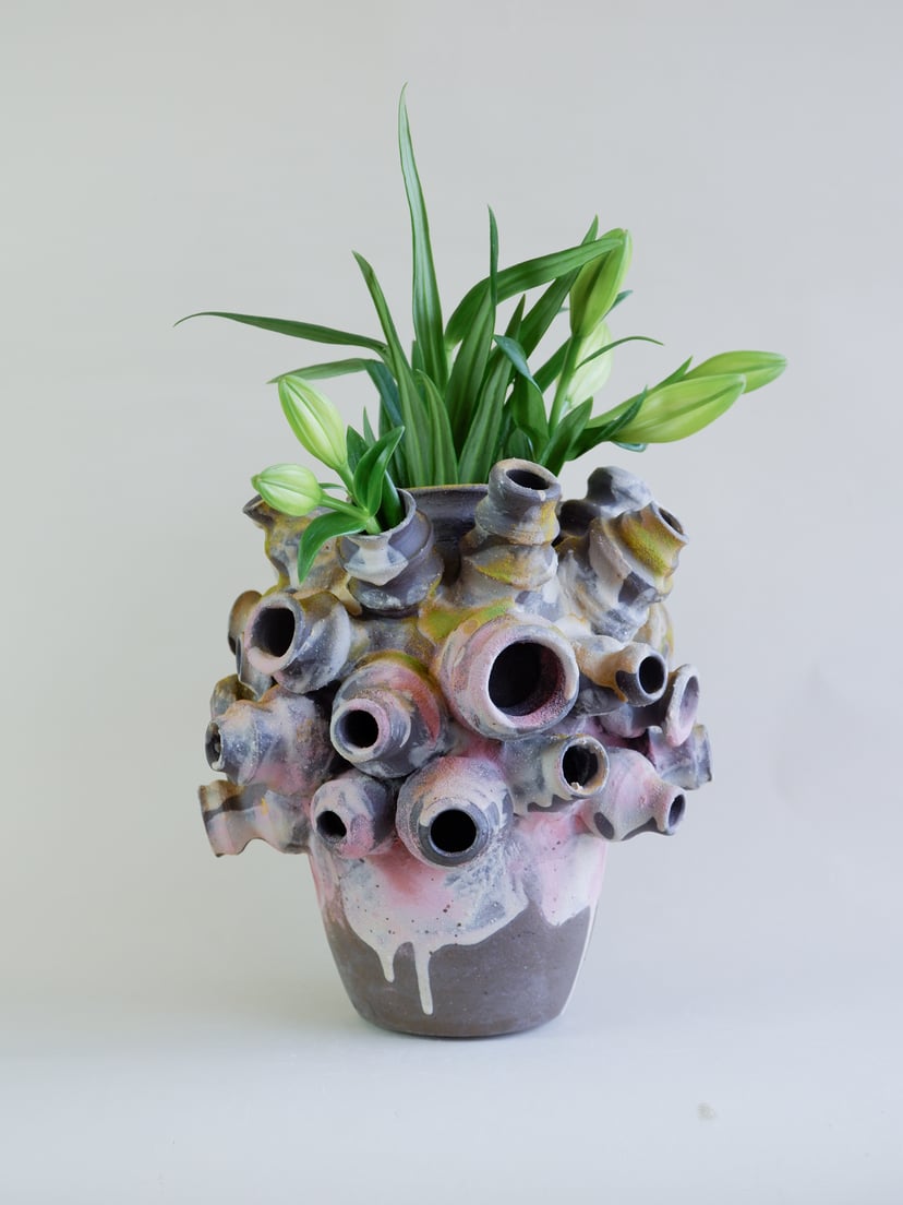 The Combined Forms- Vase 14 - wazon ceramiczny z kolekcji The Combined Forms