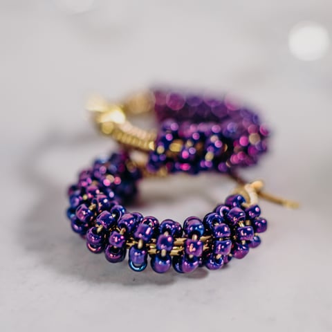 Kolczyki Candy | Purple