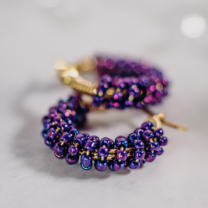 Kolczyki Candy | Purple
