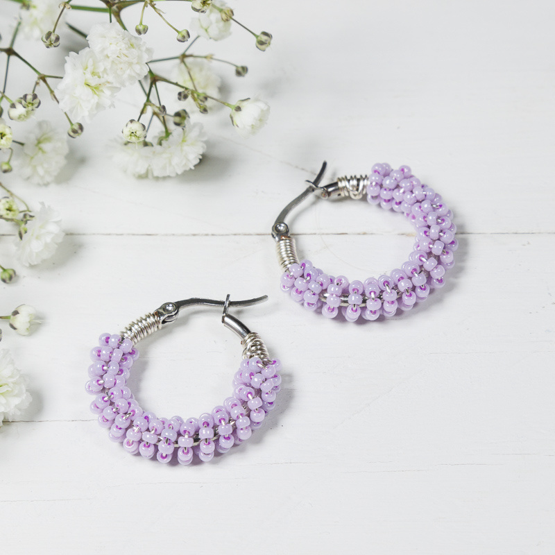Kolczyki Candy | Lavender