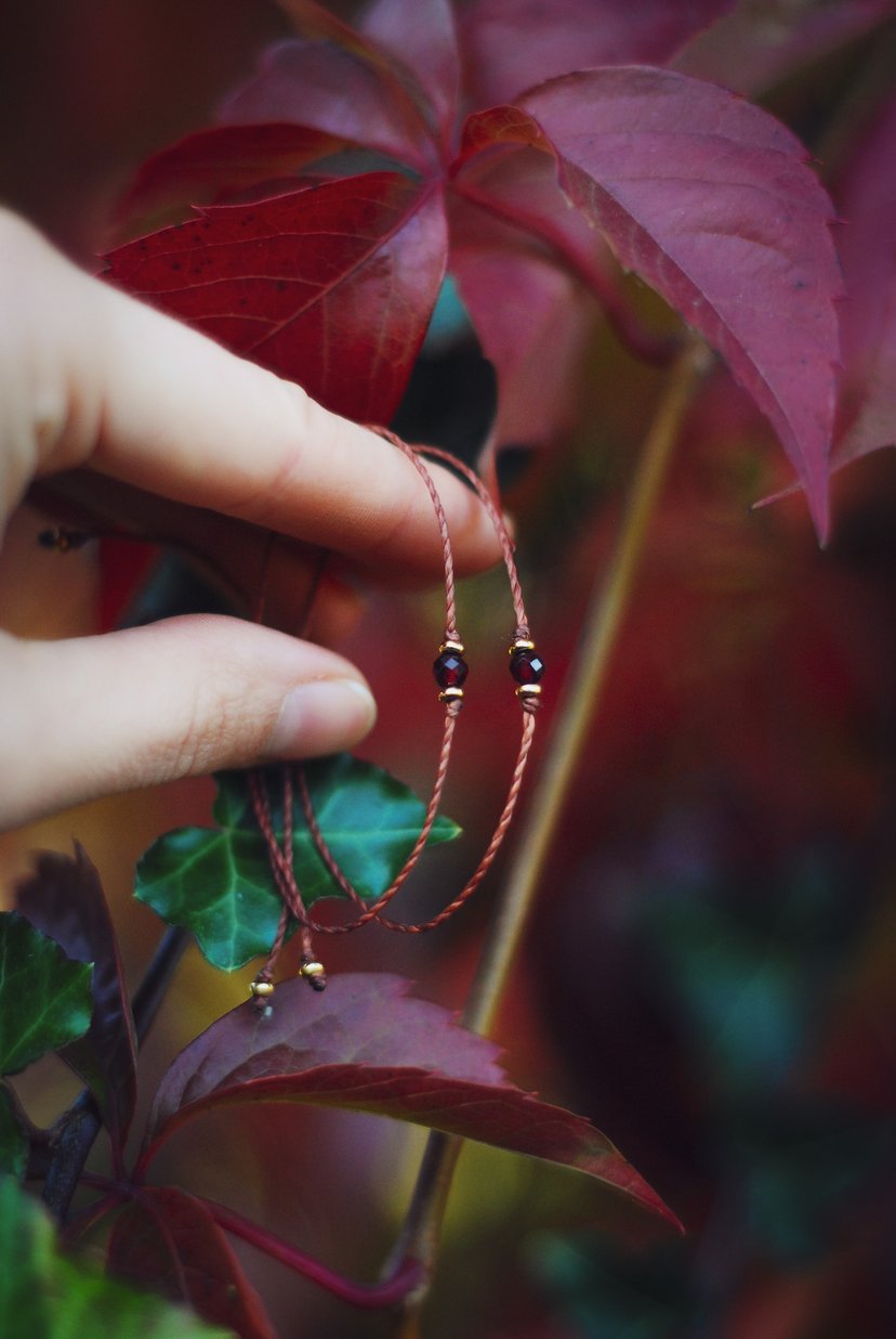 Bransoletka Żywiołów mini ~ Ogień – bransoletka z kamieni naturalnych