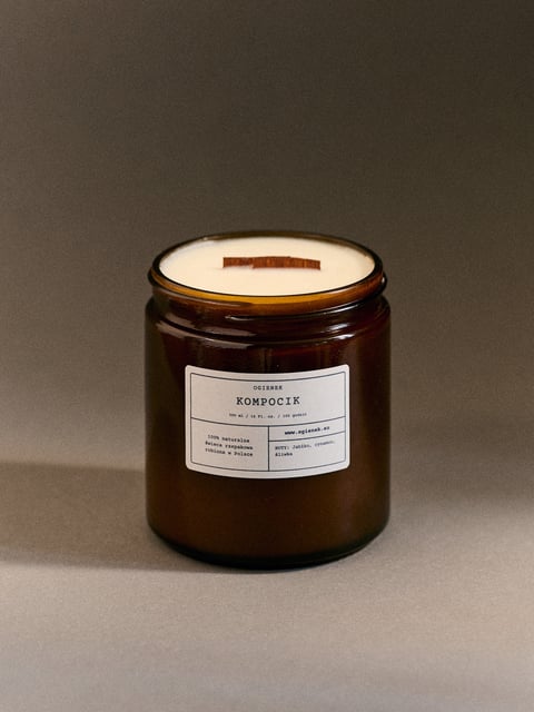 Kompocik – świeca rzepakowa 500 ml