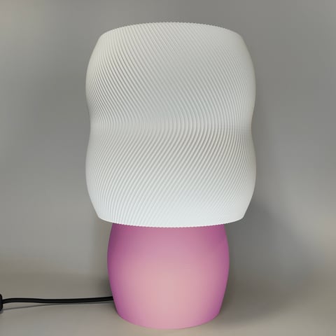 Lampka Brio Grande Różowy Czarny