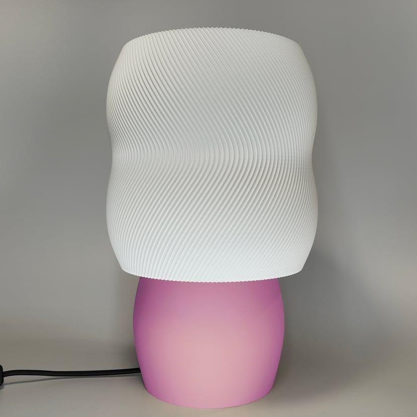 Lampka Brio Grande Różowy Czarny