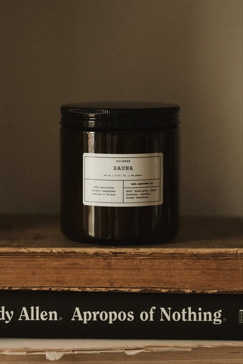 Sauna – świeca rzepakowa 500 ml