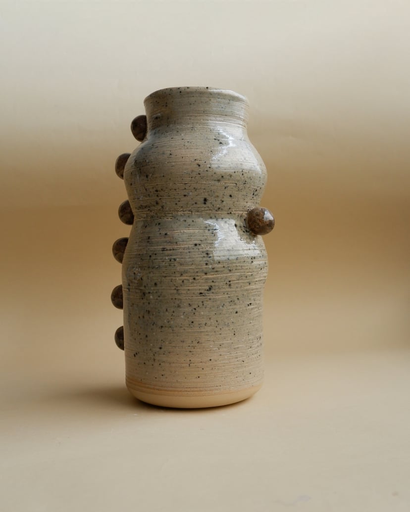 The Bubble- Mixed Color Clays Vase 11 - wazon ceramiczny z kolekcji The Bubble