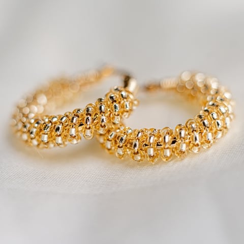 Kolczyki Candy | Shiny Light Gold