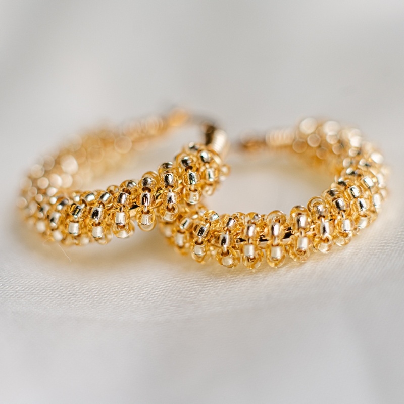 Kolczyki Candy | Shiny Light Gold