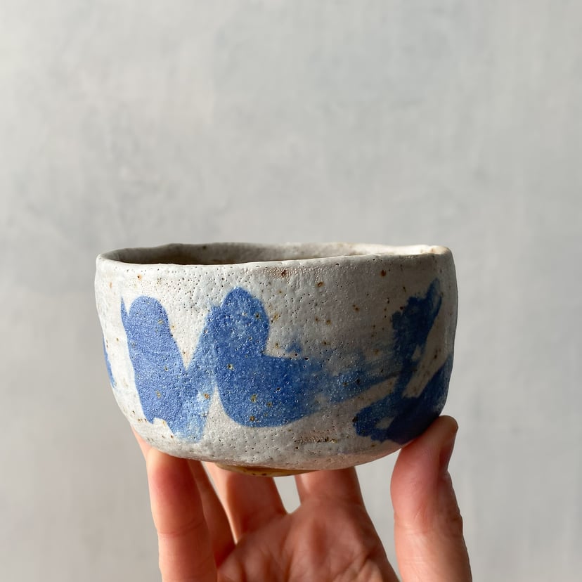 Filiżanka ze spodeczkiem wabi-sabi №2