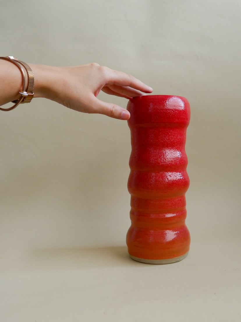 The Combined Forms- Vase 06 - wazon ceramiczny z kolekcji The Combined Forms