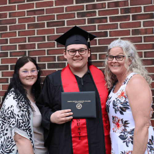 Grad and family