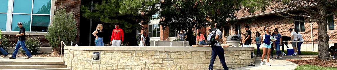 Students on walkway
