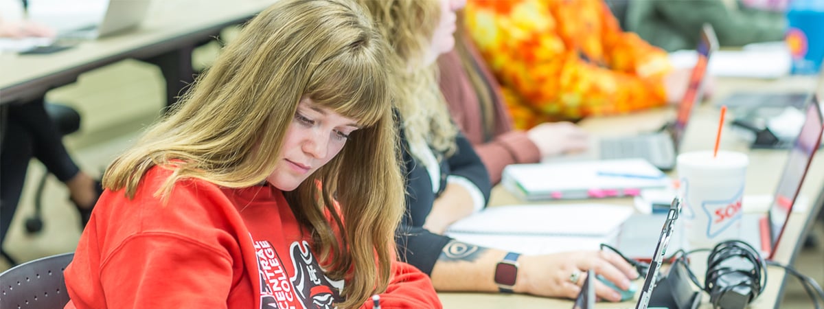 Student Studying