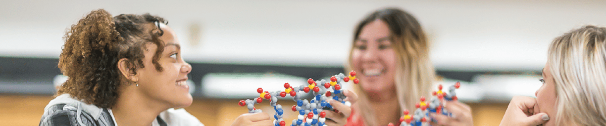 Student in an activity