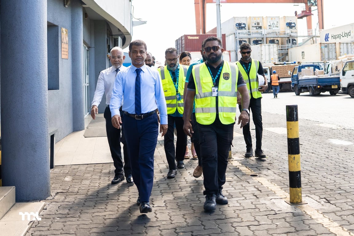 Cover image for Health Minister Visits Malé Commercial Harbor to Meet Port Operators 
