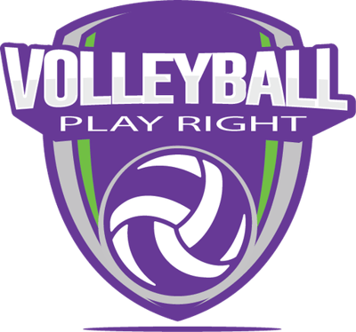 Play Right Volleyball Logo