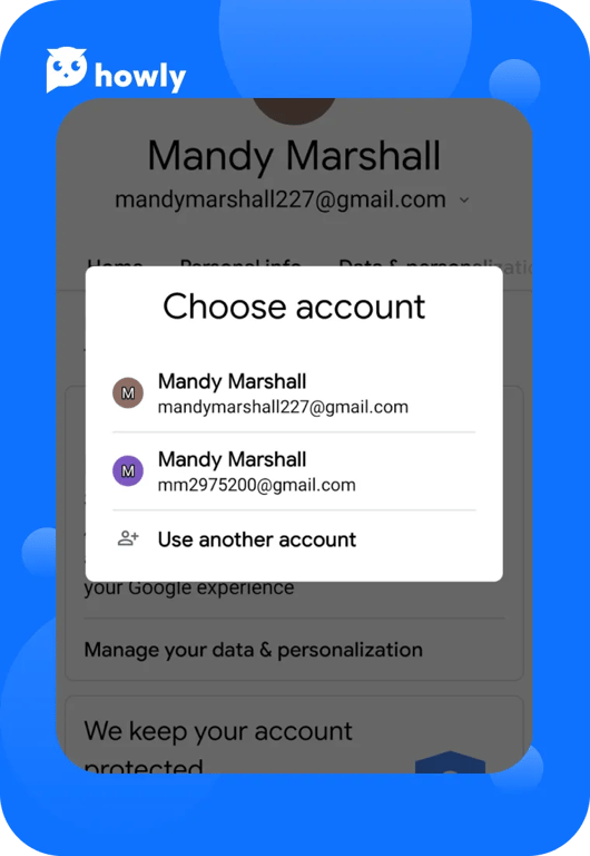Add an Android Gmail account