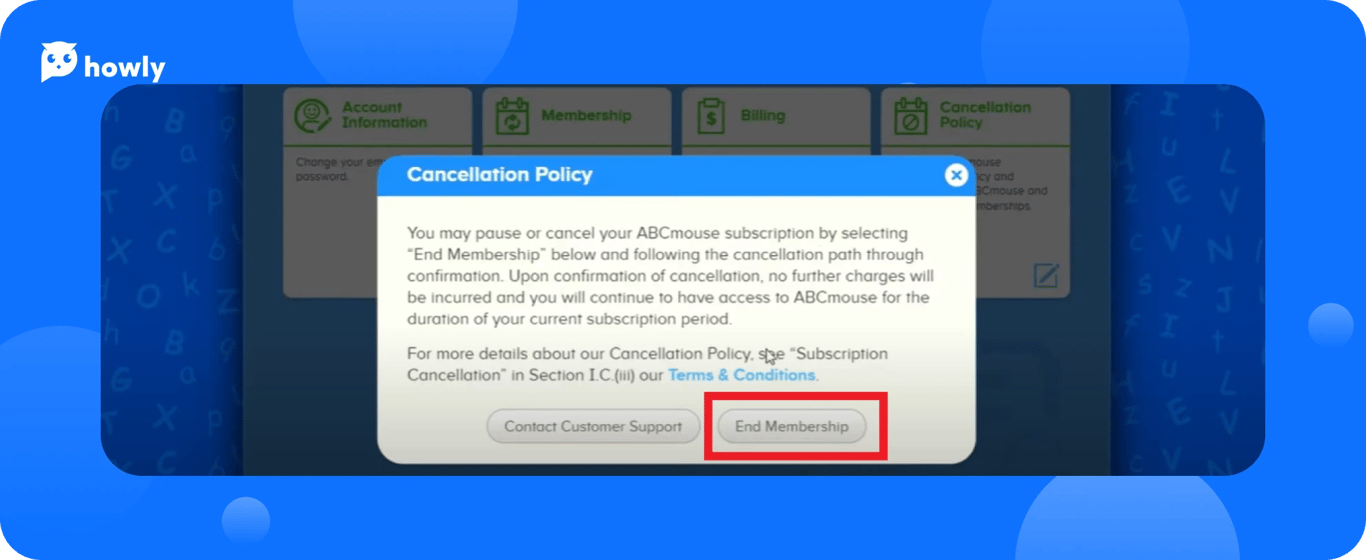 How to cancel ABCmouse subscription