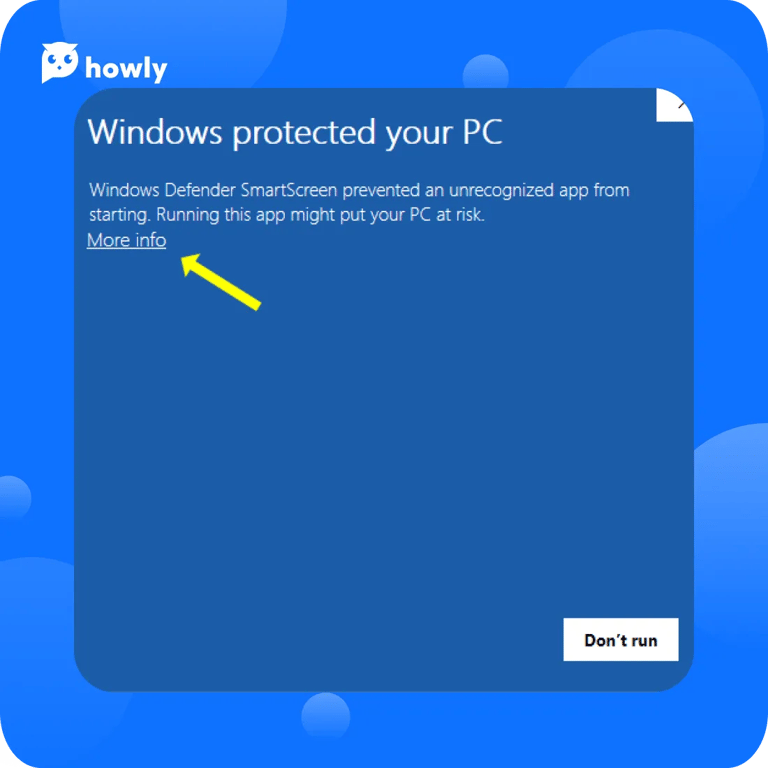 What to do with the error “Windows protected your PC” 