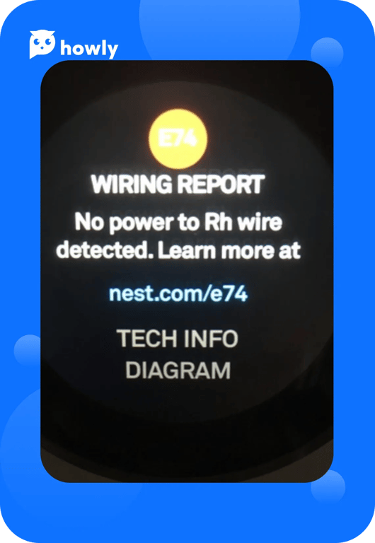 Nest no power to RH wire 3880