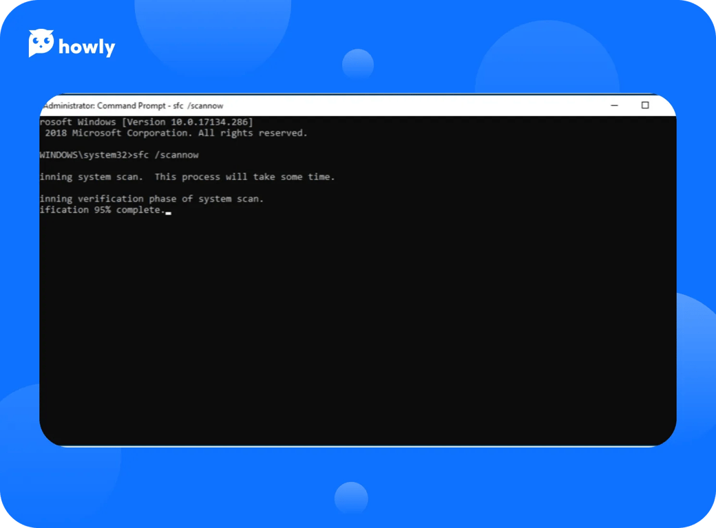 The command prompt for advanced troubleshooting Windows 10