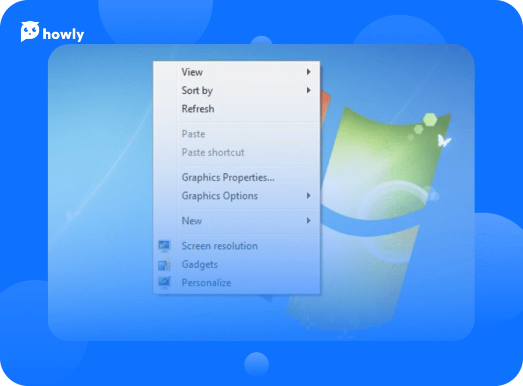 Hidden desktop issue on Windows 7: an easy way to fix