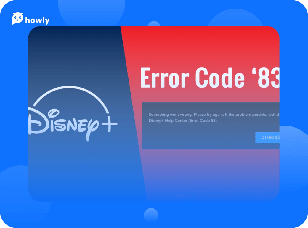 What is error code 83 on Disney Plus?