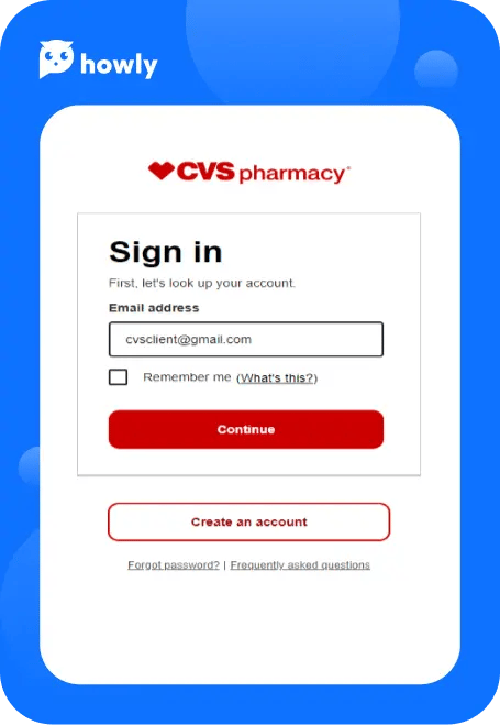 How can I do a CVS password reset in my account?