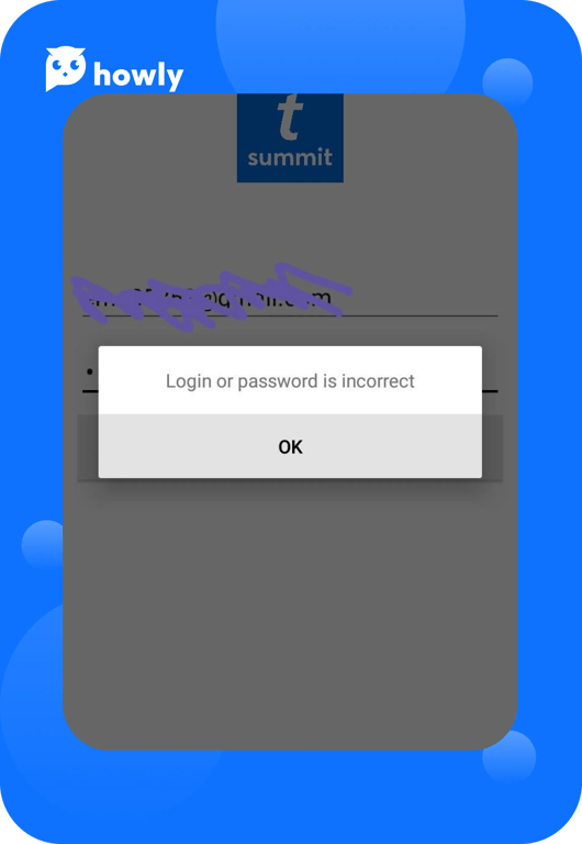 Ticketmaster app login error