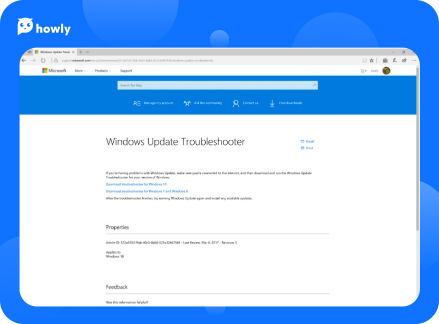 Windows Update Troubleshooter Tool